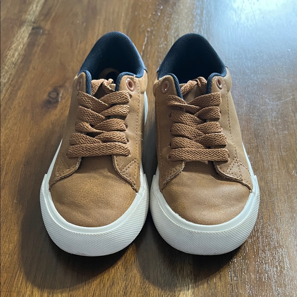 Stylish Tan Kids Sneakers